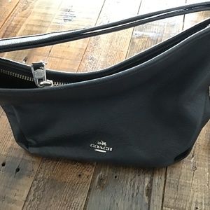 Black Leather Coach Purse
